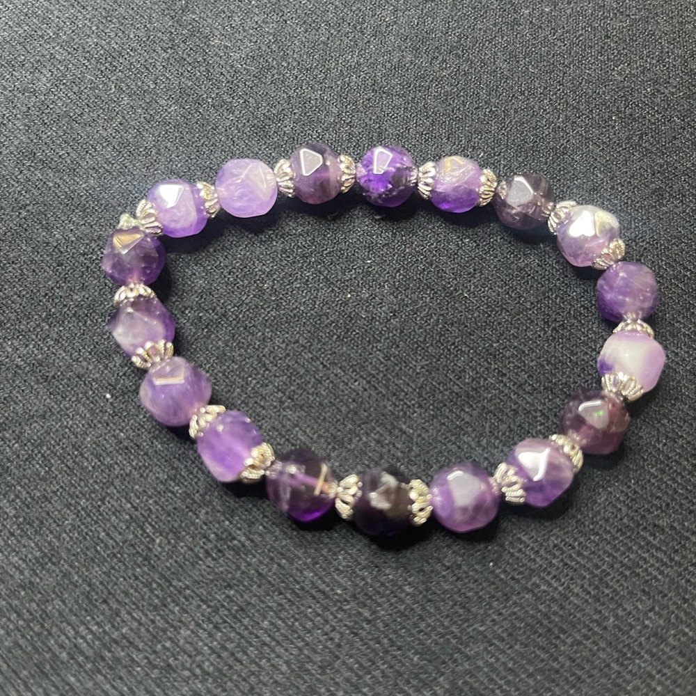 Purple Beaded Bracelet jewelry